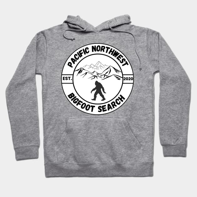 Bigfoot Research Team Logo Hoodie by PNW Bigfoot Search